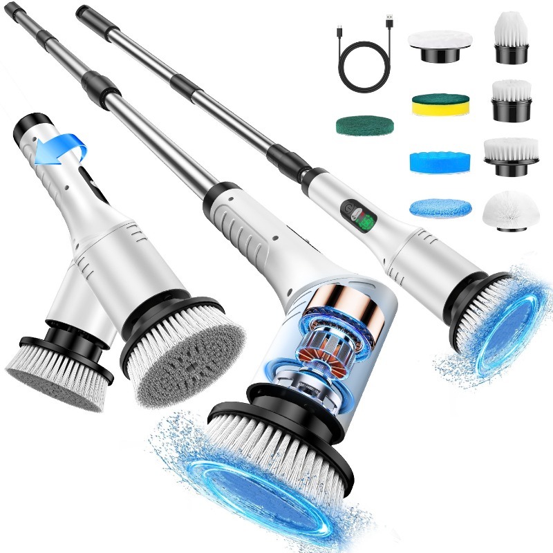 Electric Spin Scrubber 9 in 1  - Home Bathroom Products recension och pris