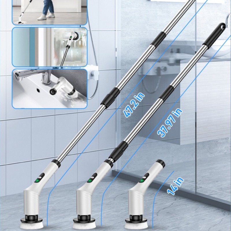 Electric Spin Scrubber 9 in 1  - Home Bathroom Products recension och pris