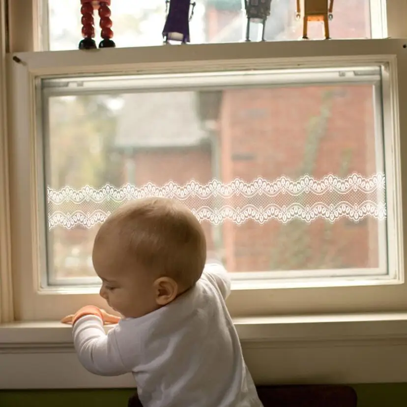 Sweet Lace Design Wallpaper Bo - Home Bathroom Window recension och pris