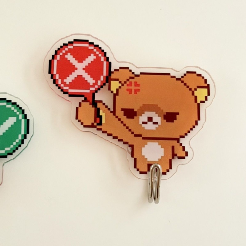 Cute Rilakkuma Adhesive Hooks  - Home Goods Bathroom Decor recension och pris