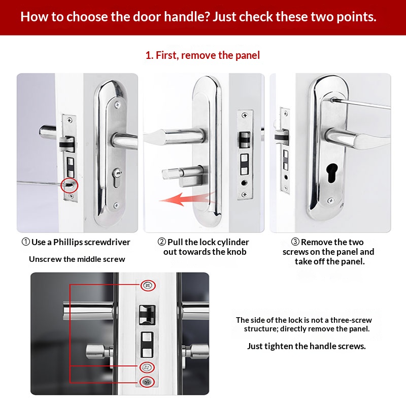 General-Purpose Door Handle fo - Home Bathroom Lock recension och pris
